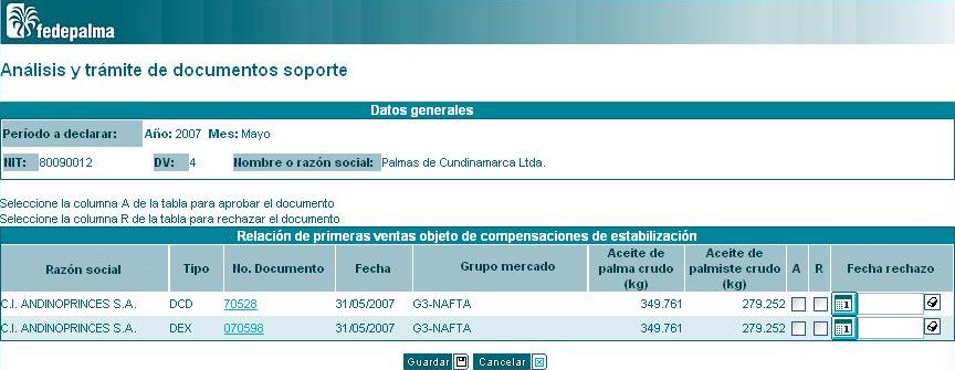 Analisis y Tramite Compensaciones